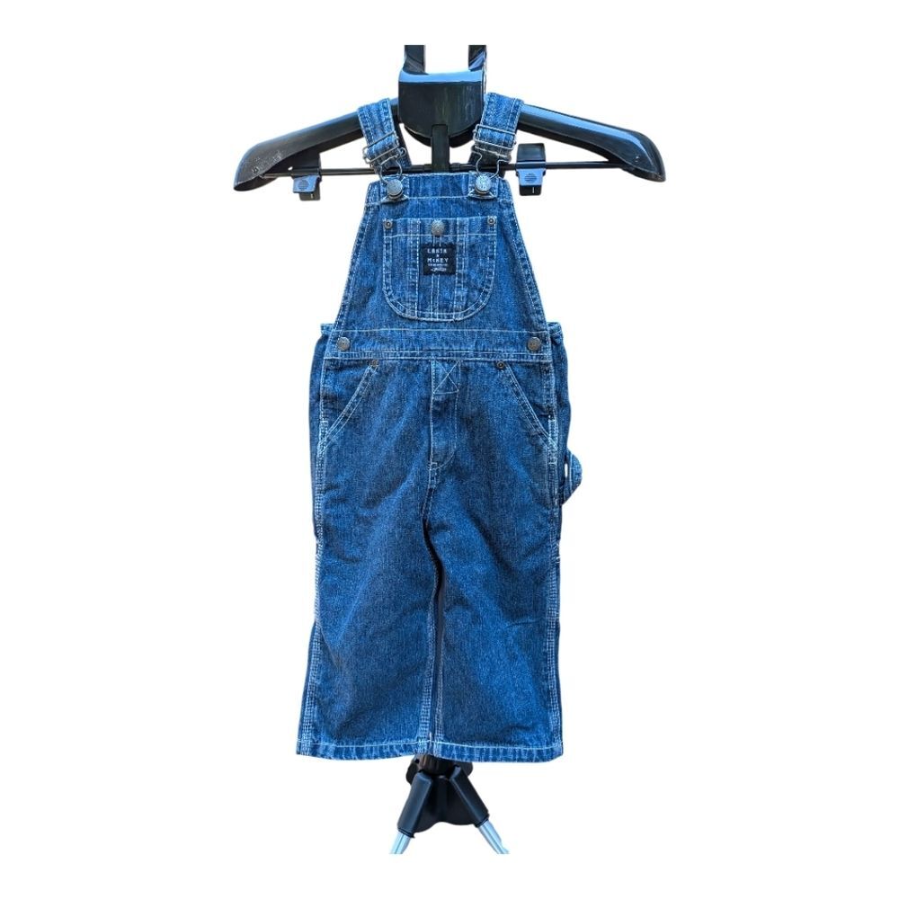 LAKIN McKEY 2T Blue Denim Carpenter Bib Overall Farm Ranch Unisex NWT Workwear